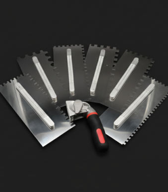 Notch Trowel Set 8 Piece Box Kit