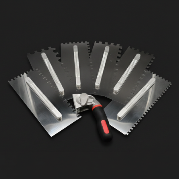 Notch Trowel Set 8 Piece Box Kit